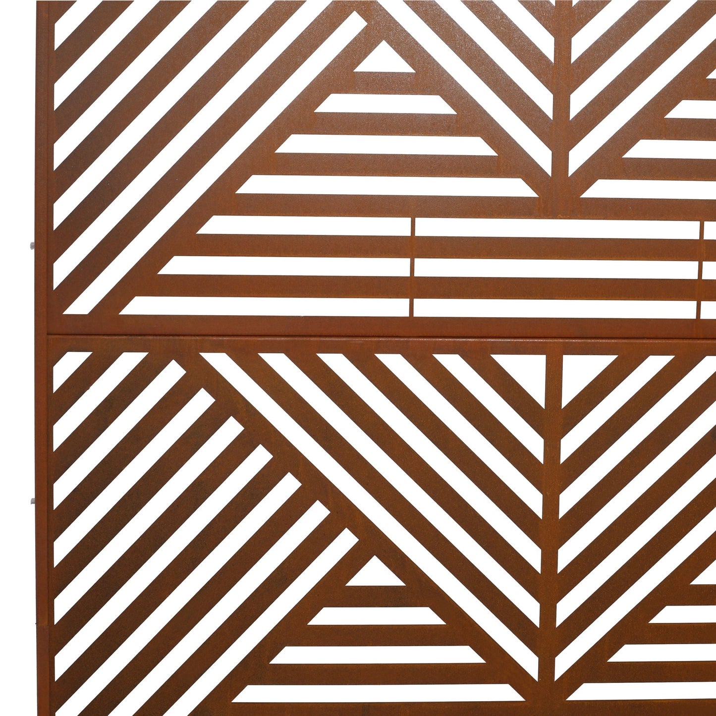 Freestanding Metal Privacy Screen and Stand