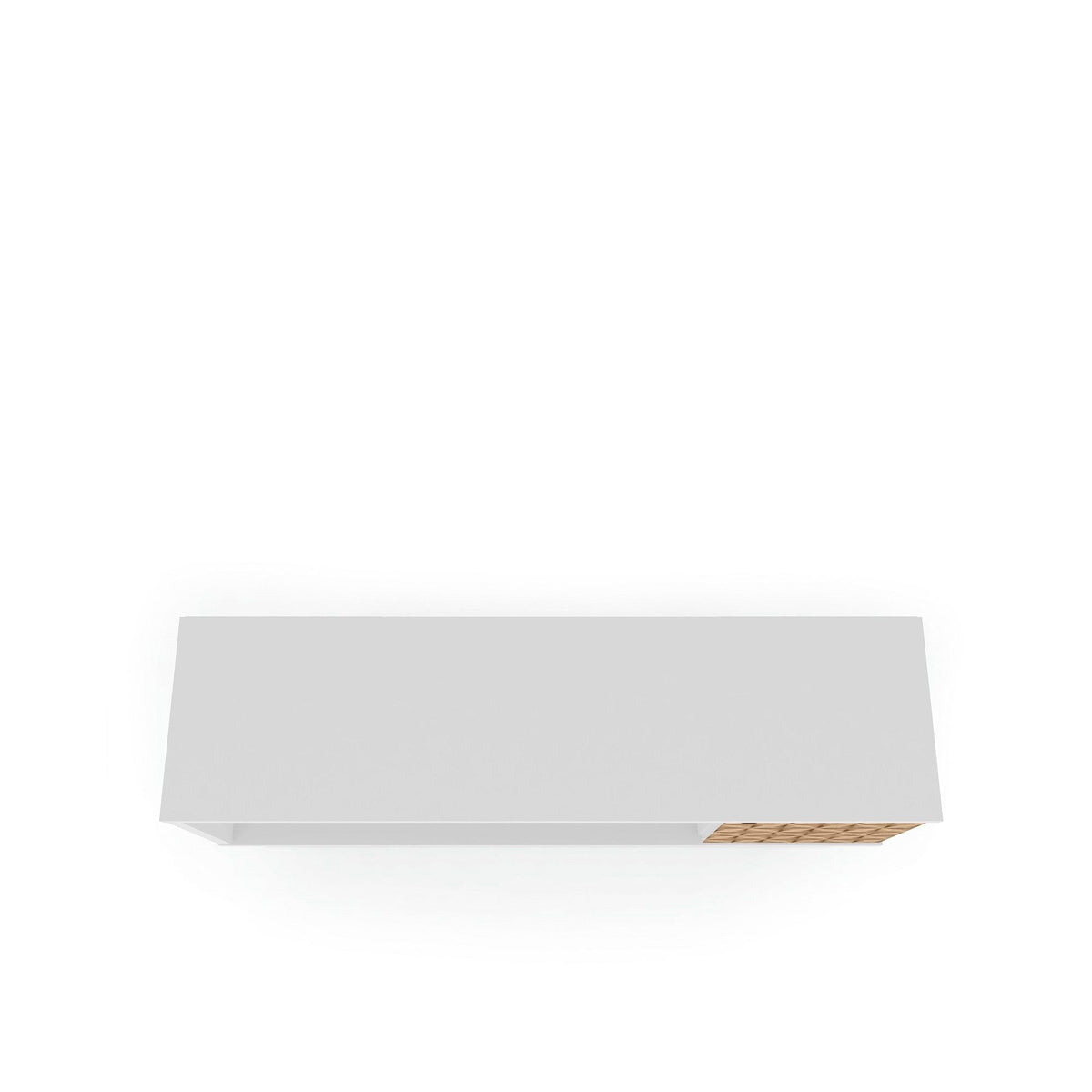 Smart Storage TV Stand with Solid Wood Legs, white finish, HouseOfZazla on Tampa Home & Garden Store
