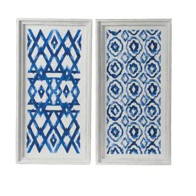 Hanging Sculptures Modern Wall Art Set of Two
