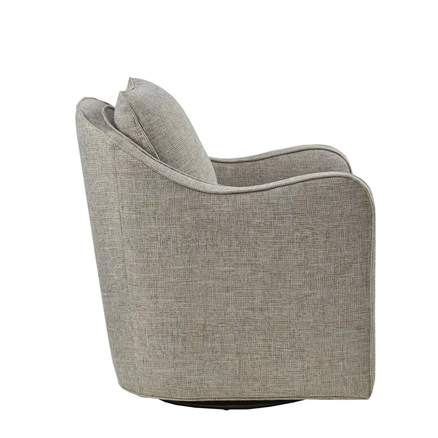 Wide Seat Arm Chair with 360 Degree Rotation