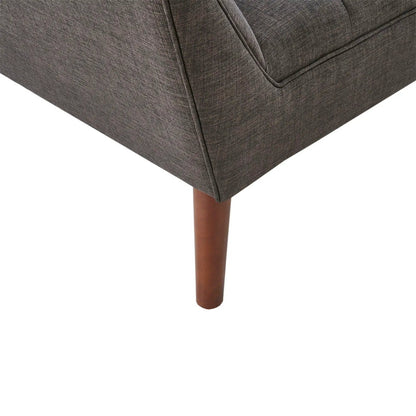 Lounge Chair With Button Tufting Mid Century