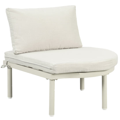 Outdoor Patio 6 Piece Sofa Set And Cushions