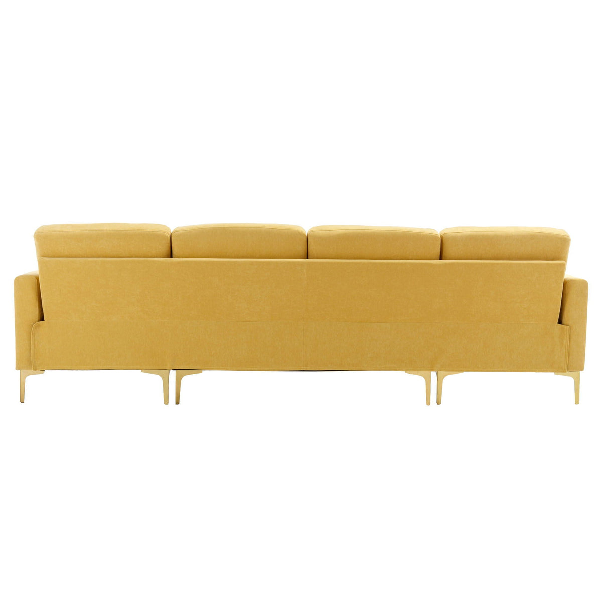 Modern Convertible Sectional Sofa and Ottoman