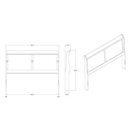 Charleston 5 Piece Bedroom Set With LED Headboard
