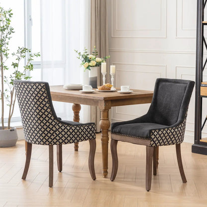 Ultra Side Dining Chair Set of 2 With High Back