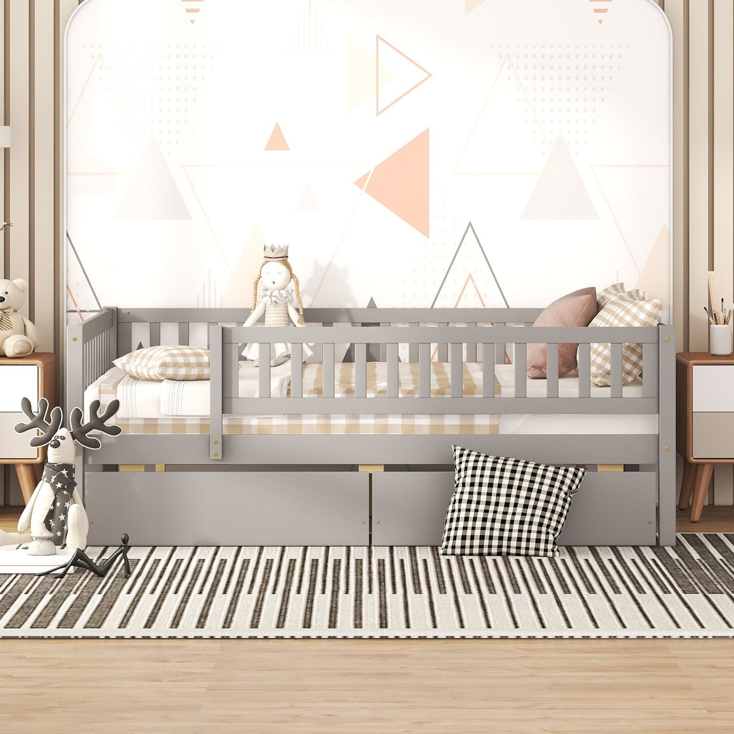 Multi Functional Wooden Daybed and Bedroom