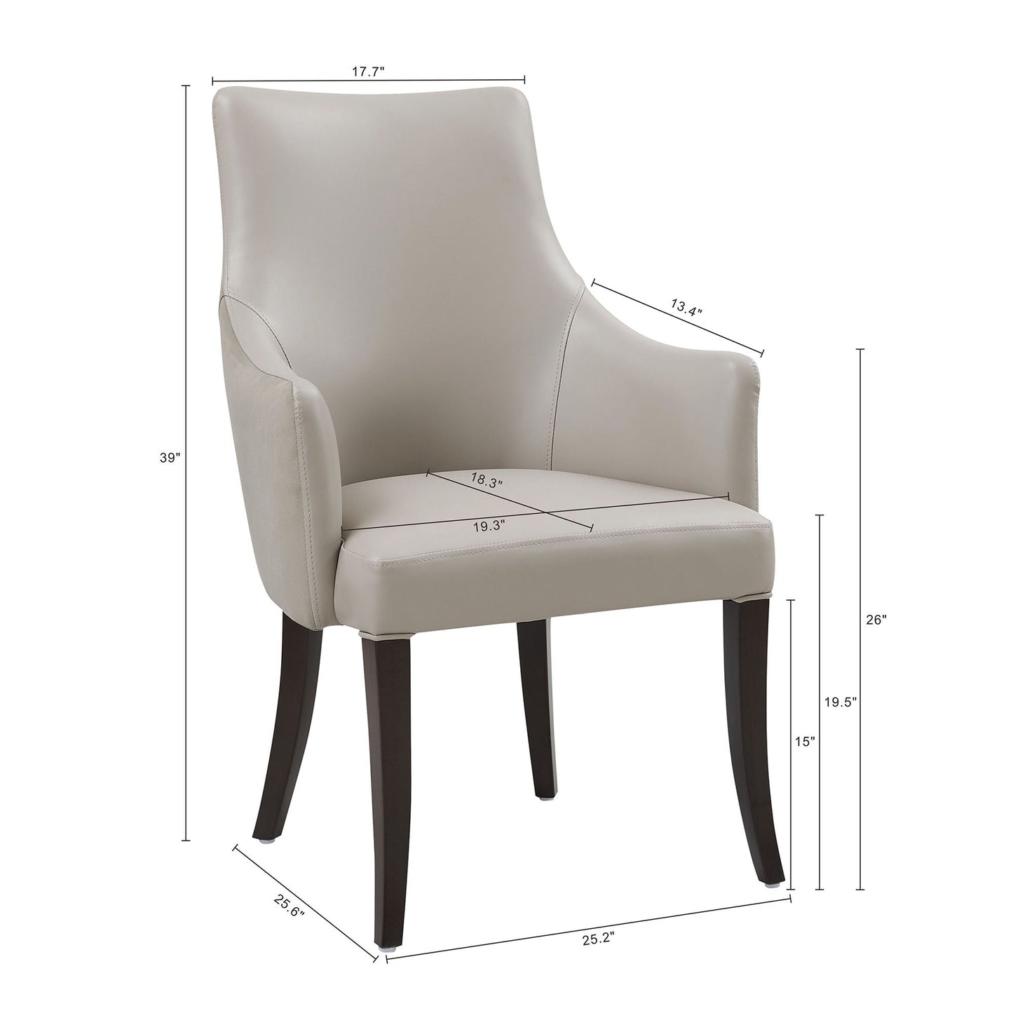 Connie Modern Beech Wood Dining Armchair