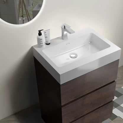 Alice Bathroom Vanity with Large Storage and Sink