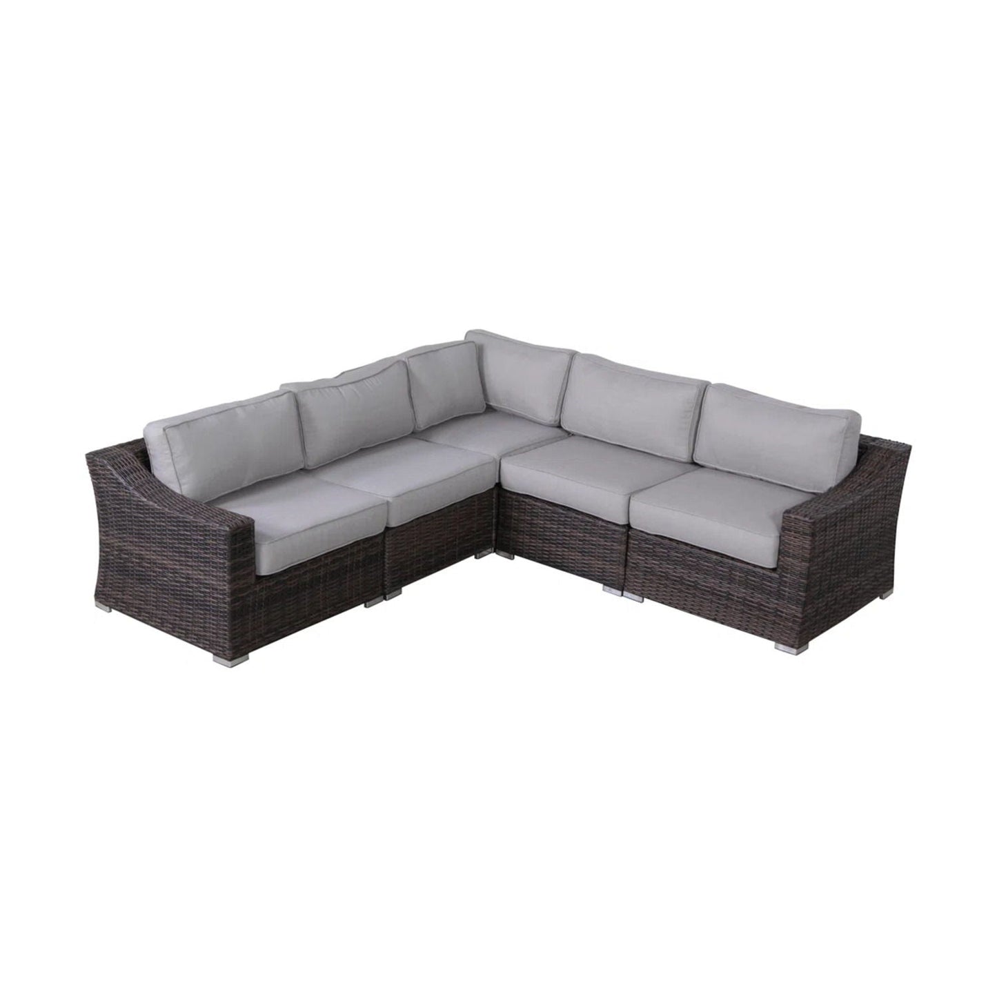 Fully Assembled Rattan Wicker Outdoor Sectional