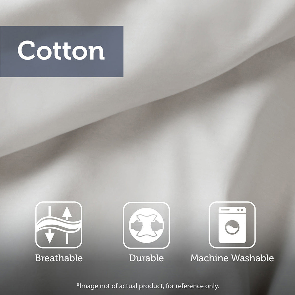 Cotton Comforter Mini Set Taupe King, Quilts & Comforters; breathable and machine washable on Tampa Home & Garden Store