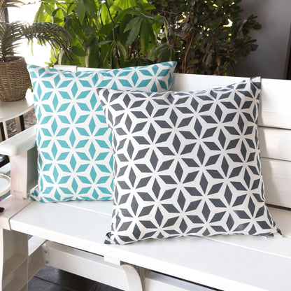 Crystal Burst Indoor and Outdoor Accent Pillow