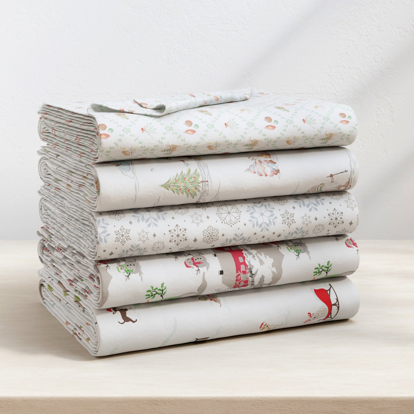 Classic Turkish Cotton Flannel Sheet and Pillow