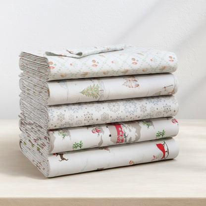 Classic Turkish Cotton Flannel Sheet and Pillow