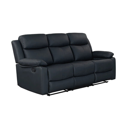 Blanche reclining sofa with LED lights in dark gray faux leather by Unique Piece Furniture on Tampa Home & Garden Store