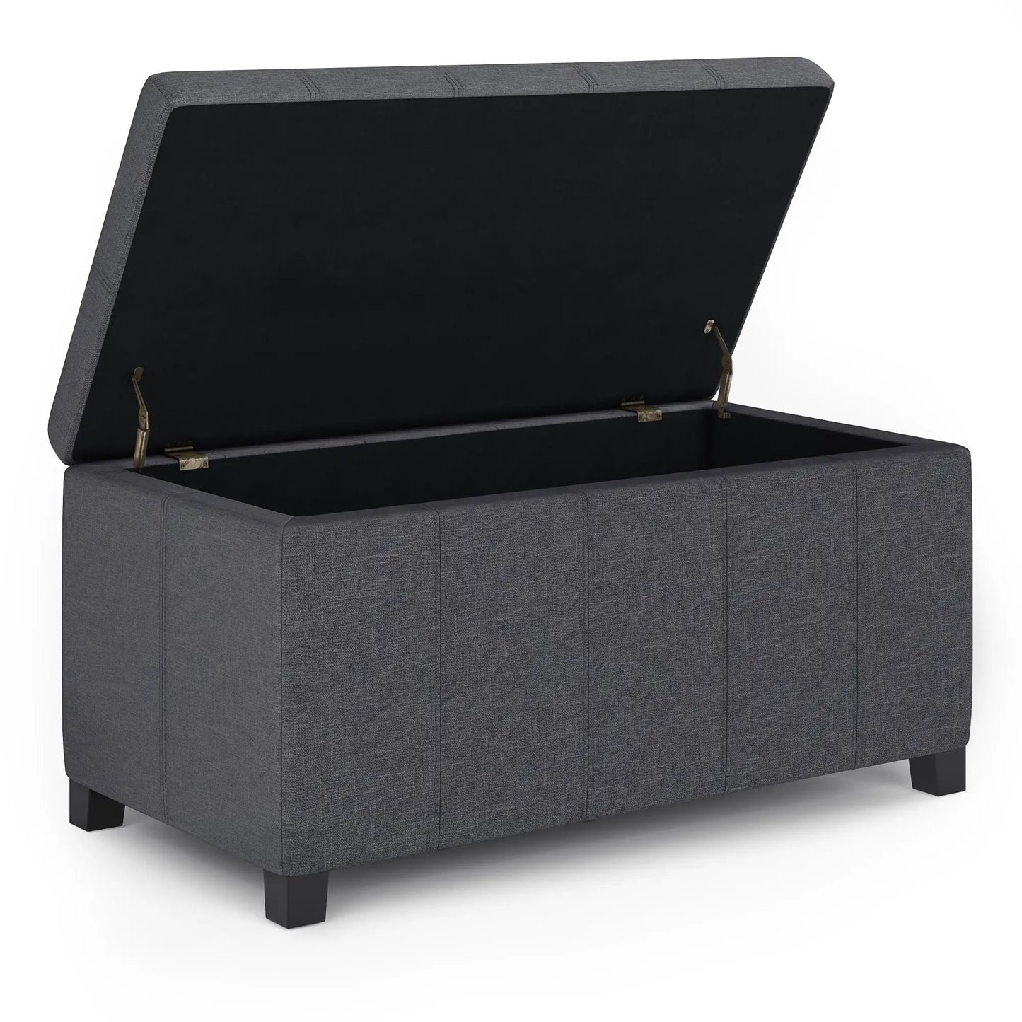 Dover Upholstered Storage Ottoman Bench with Lid