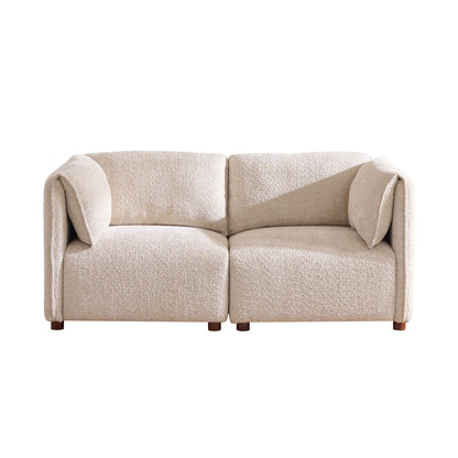 Modern and Chic Boucle Modular Sectional Sofa