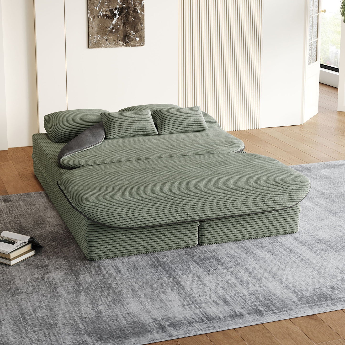 Multi Functional Foldable Sofa Bed and Blanket