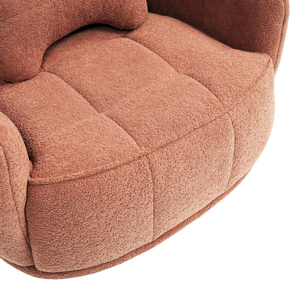 Louie 30.5in Modern Dog Sofa Bed in spice with textured boucle upholstery on Tampa Home & Garden Store