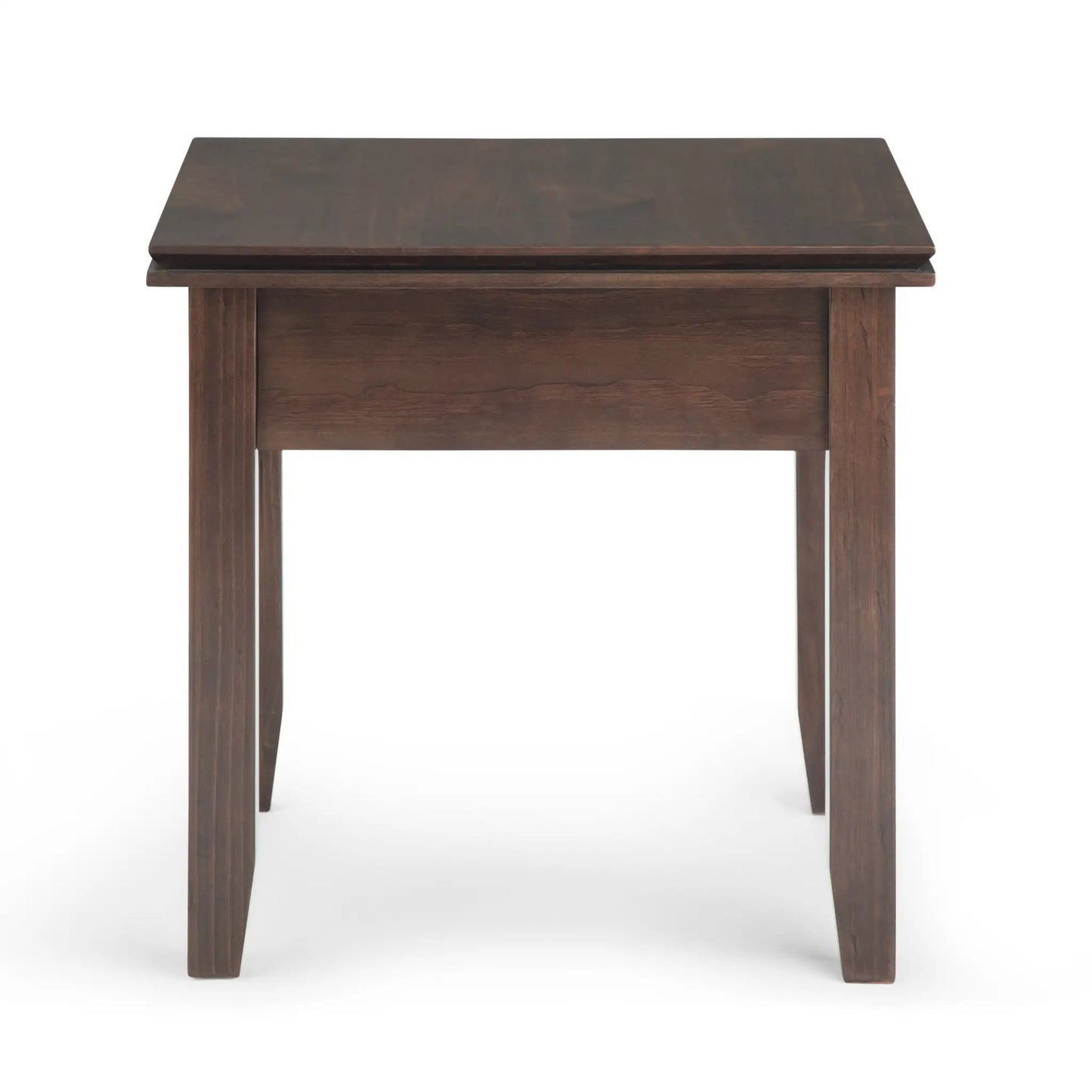 Artisan Handcrafted End Table in dark brown wood by Unique Piece Furniture on Tampa Home & Garden Store