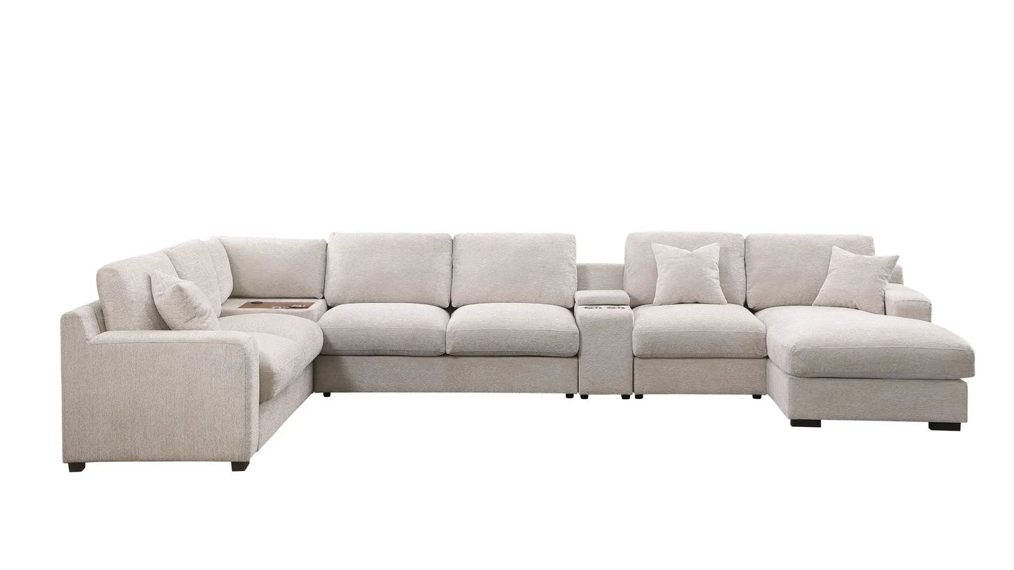 Celine Fabric Corner Sectional Sofa Right Chaise