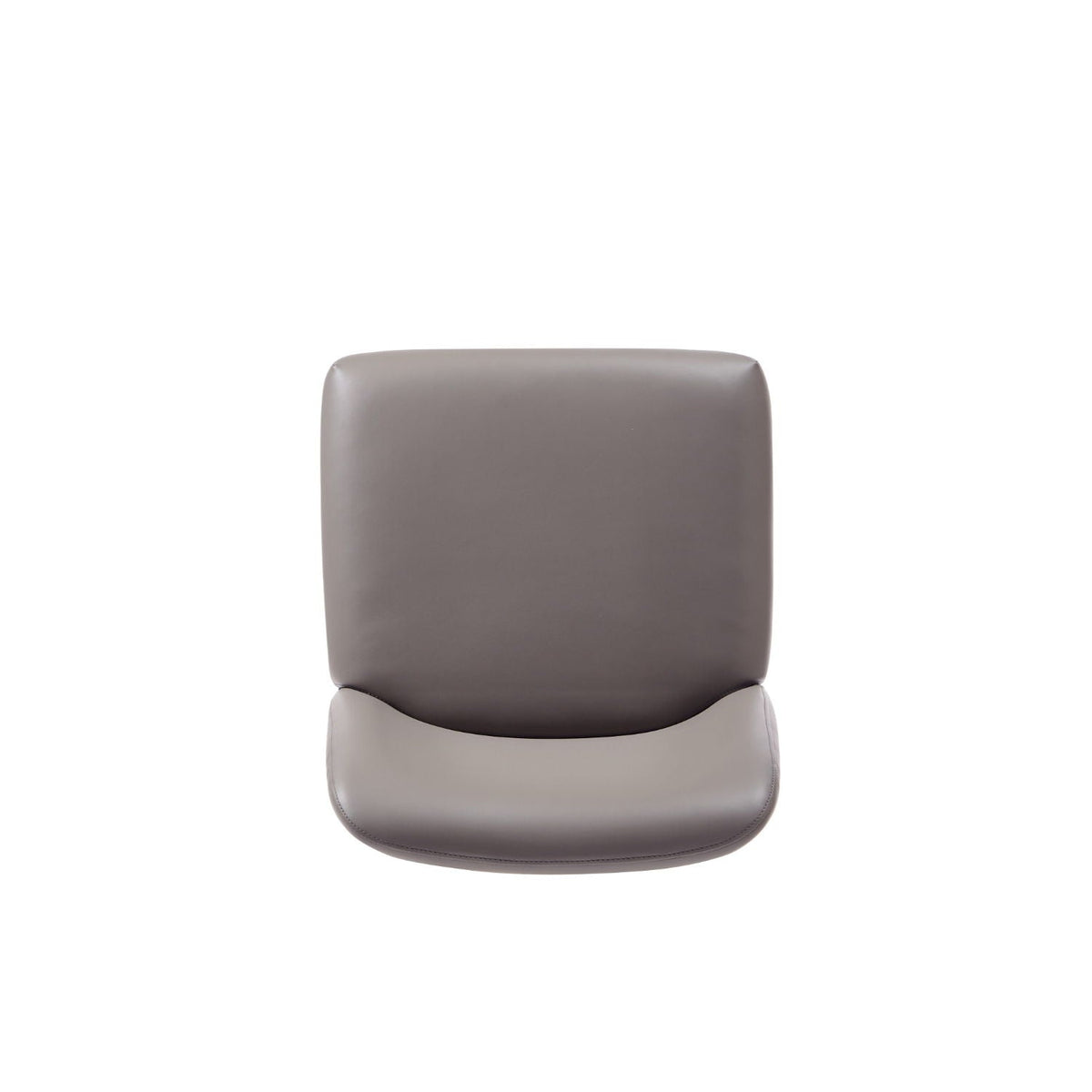 Serena Dining Chair gray faux leather with padded back and seat on Tampa Home & Garden Store