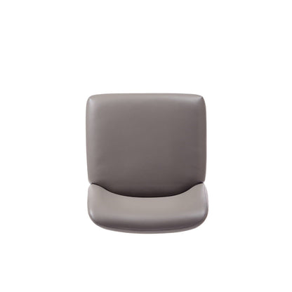 Serena Dining Chair gray faux leather with padded back and seat on Tampa Home & Garden Store