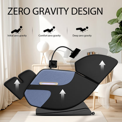 HouseOfZazla massage chair with zero gravity and full body air pressure, blue cushion on Tampa Home & Garden Store