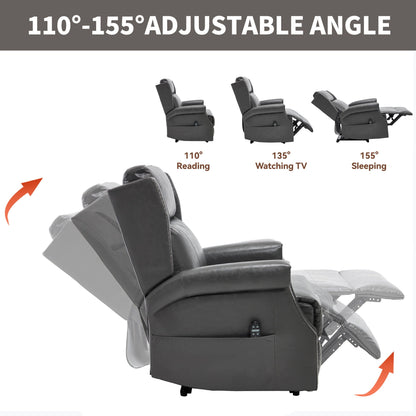 Manual Recliner With Vibrations and Heat