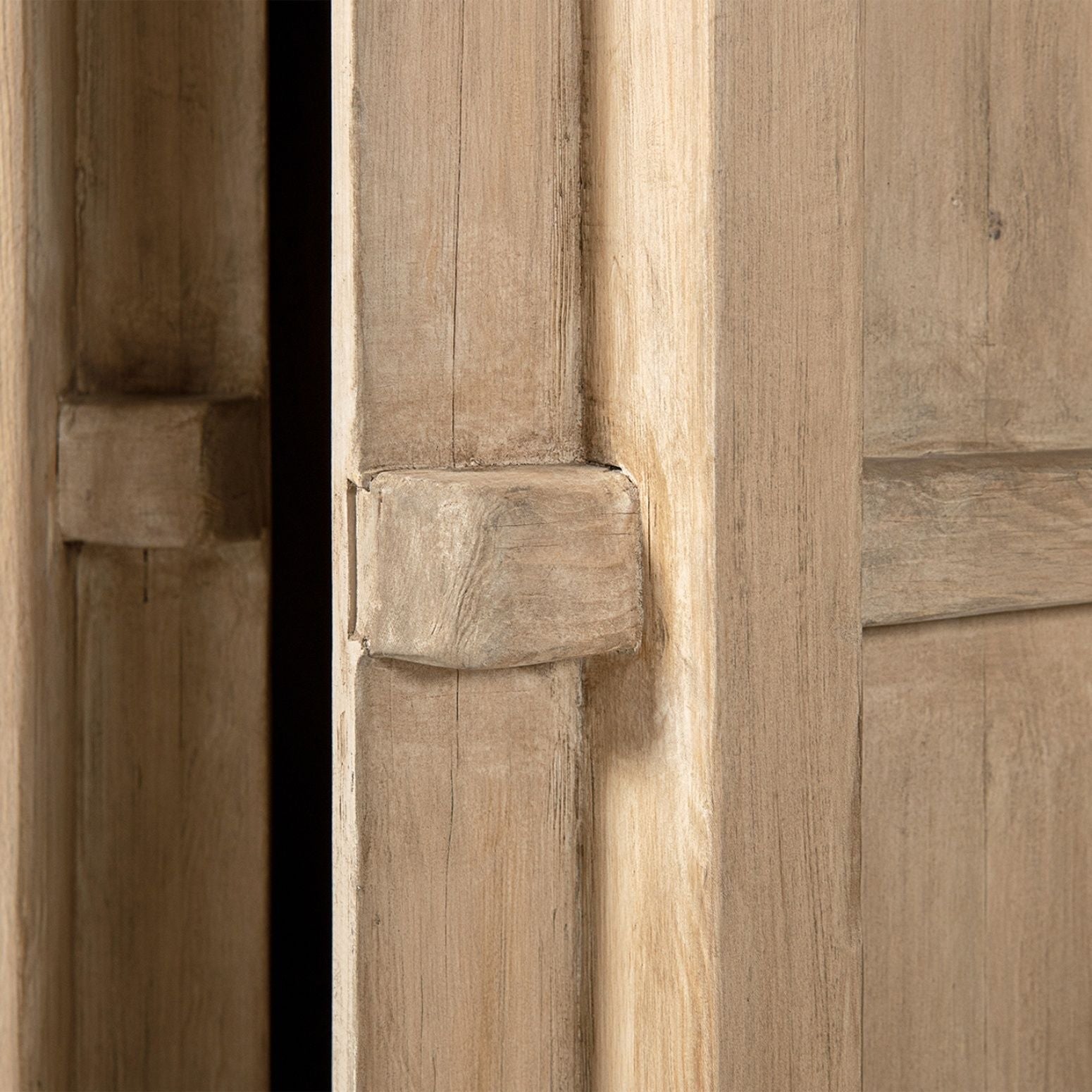 Rowan storage cabinet with double doors natural wood finish, accent cabinet by HouseOfZazla on Tampa Home & Garden Store