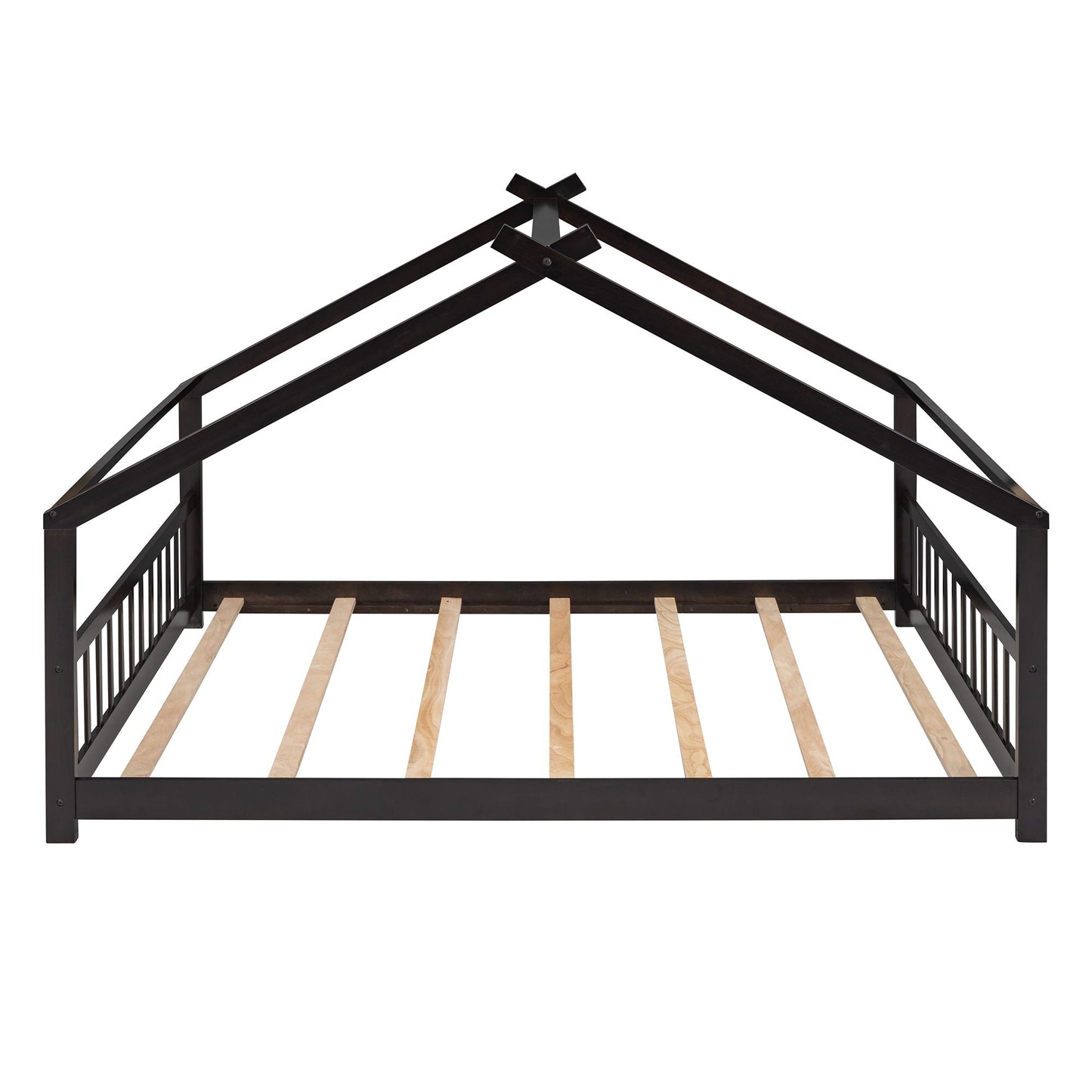 Playhouse Design Bed with Cozy Roof for Kids