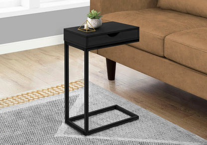 Accent Table C Shaped Contemporary Elegant Design