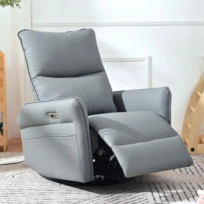 270 Degree Power Swivel Rocker Recliner With USB