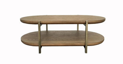Cocktail Table Light Brown Modern Design