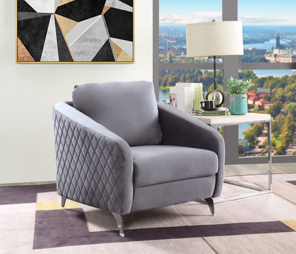 Sofia Modern Chic Armchair and Soft Fabric