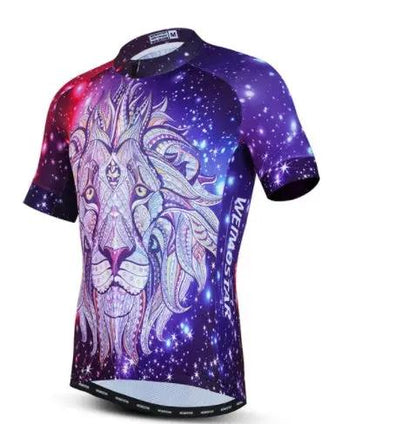 Cycling Jersey Men Lion 3D Breathable Top