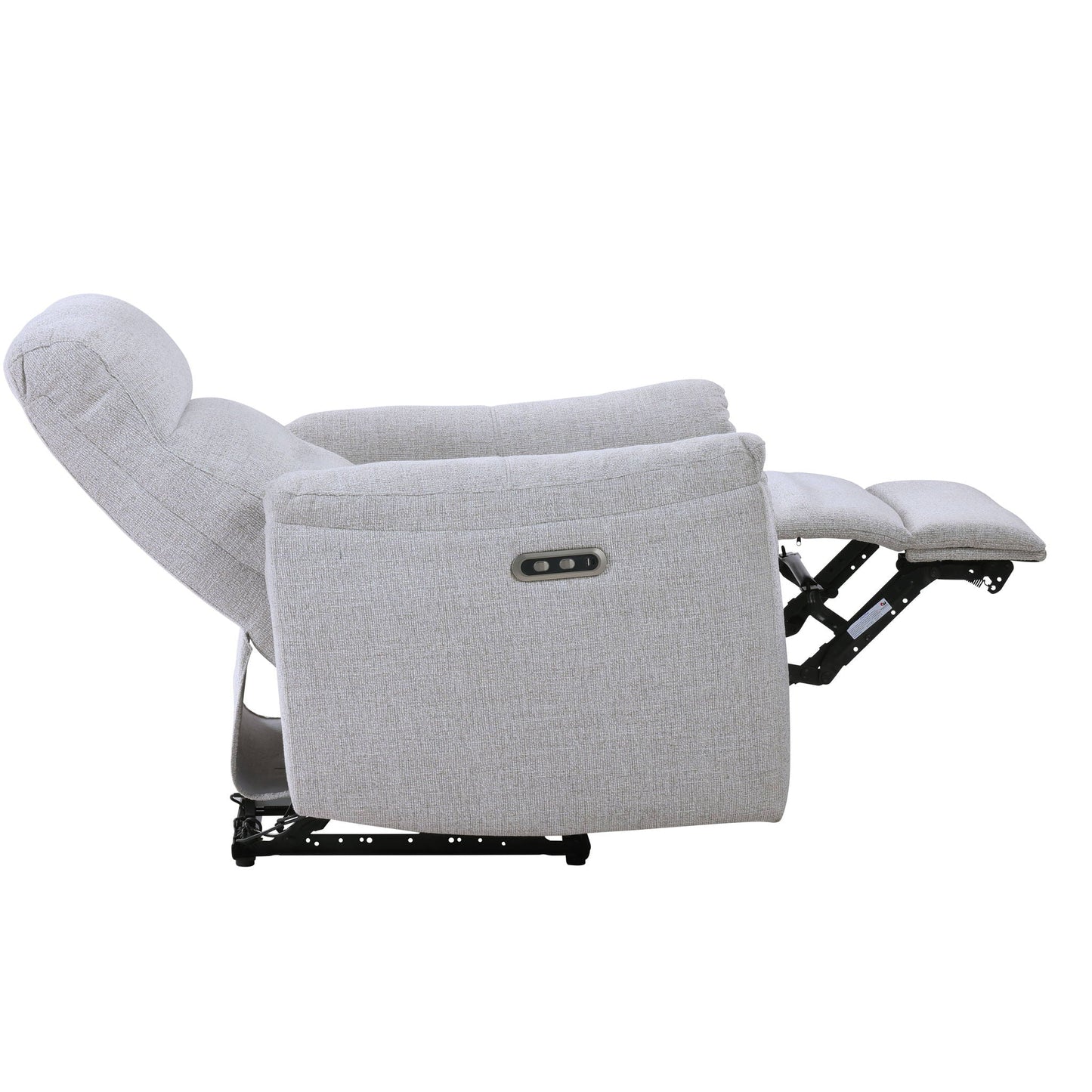 Gray Power Motion Recliner With a Usb Port