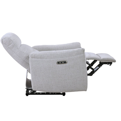 Gray Power Motion Recliner With a Usb Port
