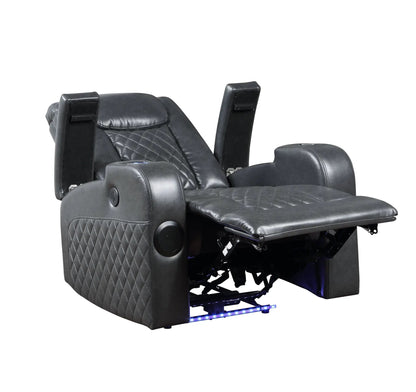 Alair Leather Aire Power Recliner With Bluetooth
