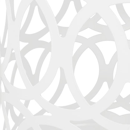 Outdoor Metal Side Tables Set of Two for Patio