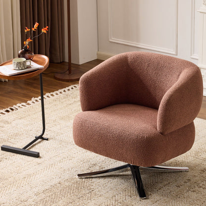 Cozy Cuddle Swivel Chair and Breathable Fabric