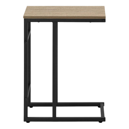C Shaped Accent Table for Sofa and Bedside Use