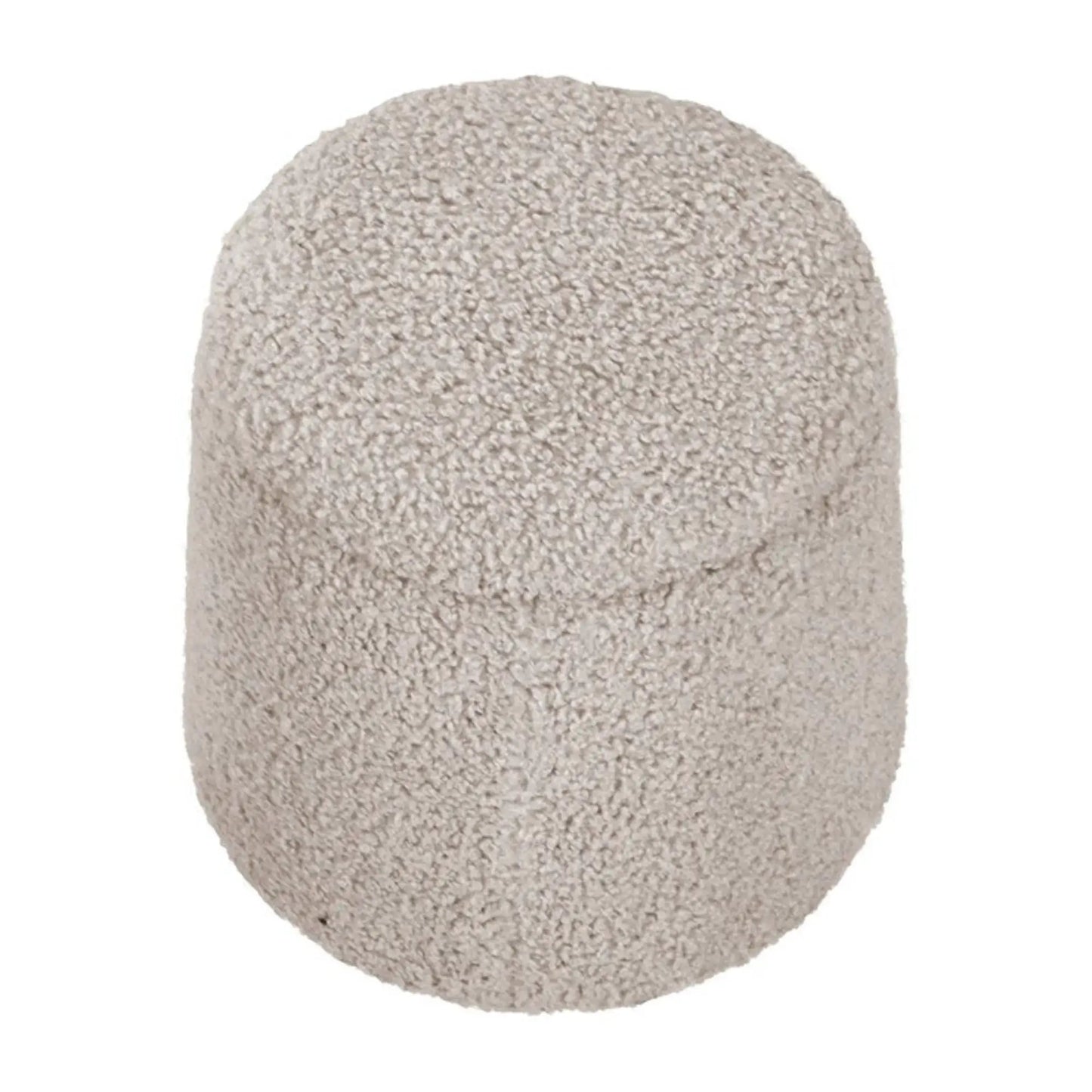 Elegant Round Storage Ottoman Upholstered