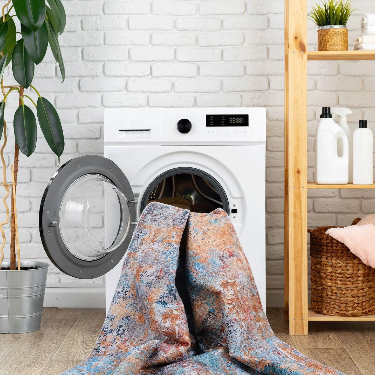Maval Machine Washable Area Rug for Every Room