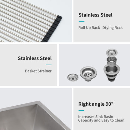 Modern Double Bowl Undermount Sink And Steel