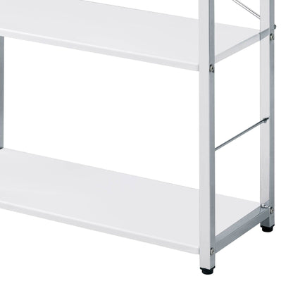 Tennos Bookshelf white metal frame etagere by HouseOfZazla on Tampa Home & Garden Store