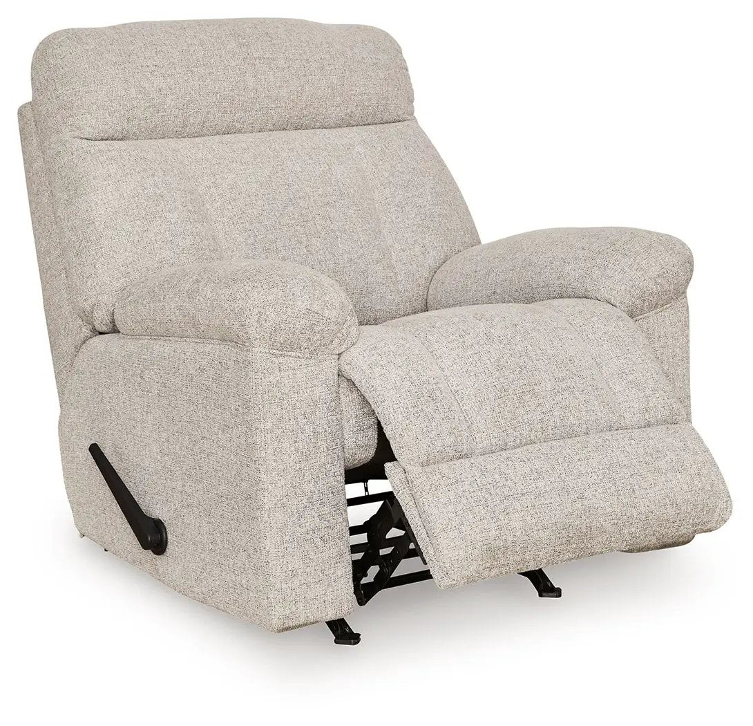 Hoyne Park Rocker Recliner beige fabric by Unique Piece Furniture on Tampa Home & Garden Store