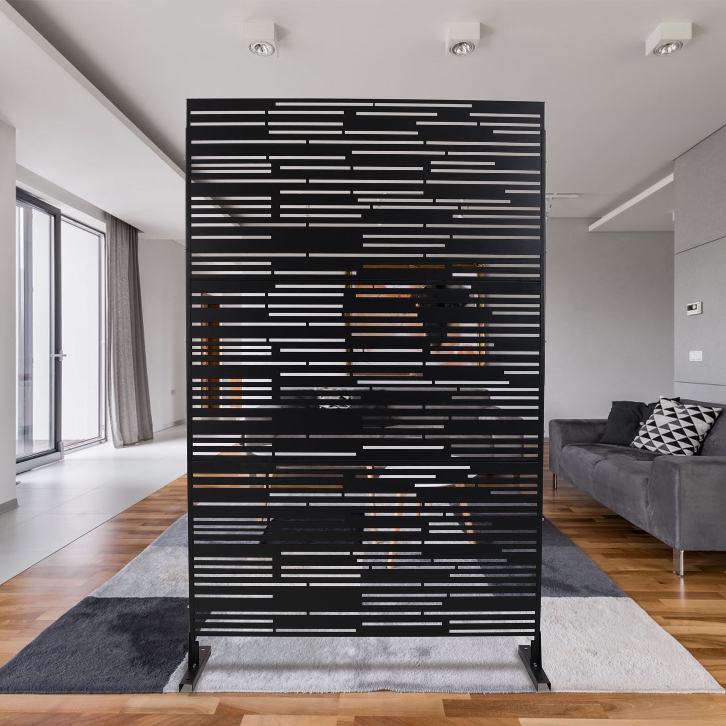 Indoor And Outdoor Metal Privacy Screen Divider