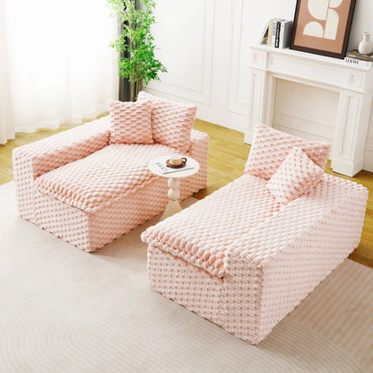 Multifunctional Sofa Side by Side or Facing