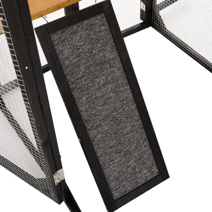 Multi Level Outdoor Cat Enclosure and Platform