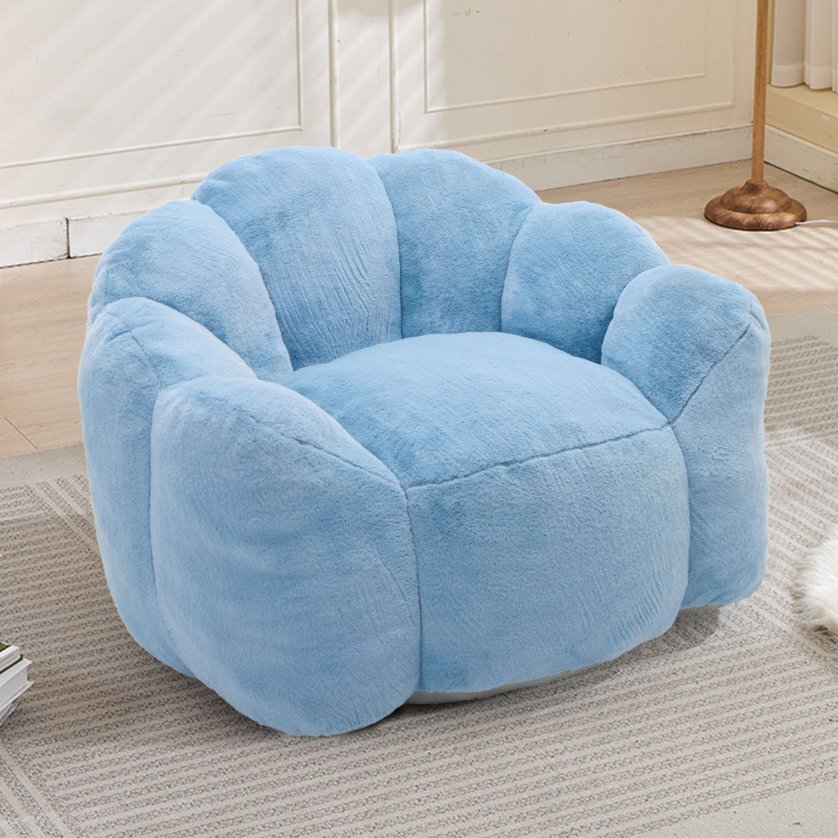 Elegant Lotus Style Pull Down Sofa with Legs